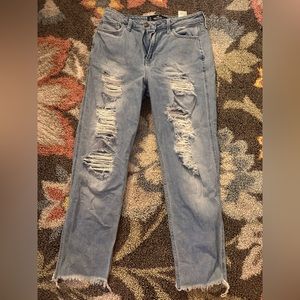 Hollister ripped jeans